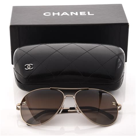 chanel polarized aviator sunglasses